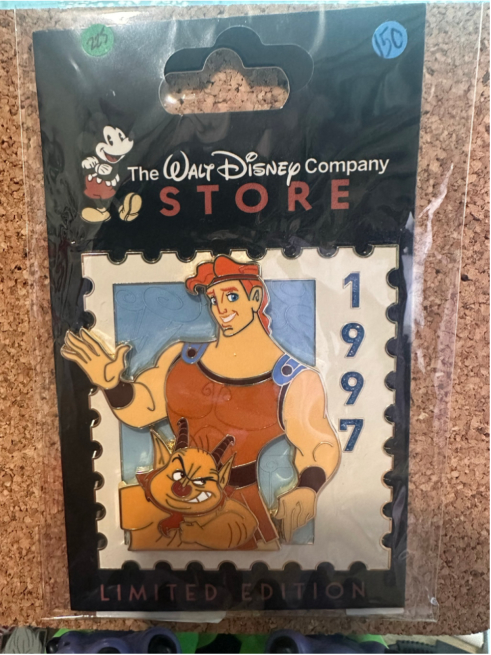 DEC WDCS D23 2026 Ultimate Stamp Hercules Phil 1997 LE 500 Disney Pin